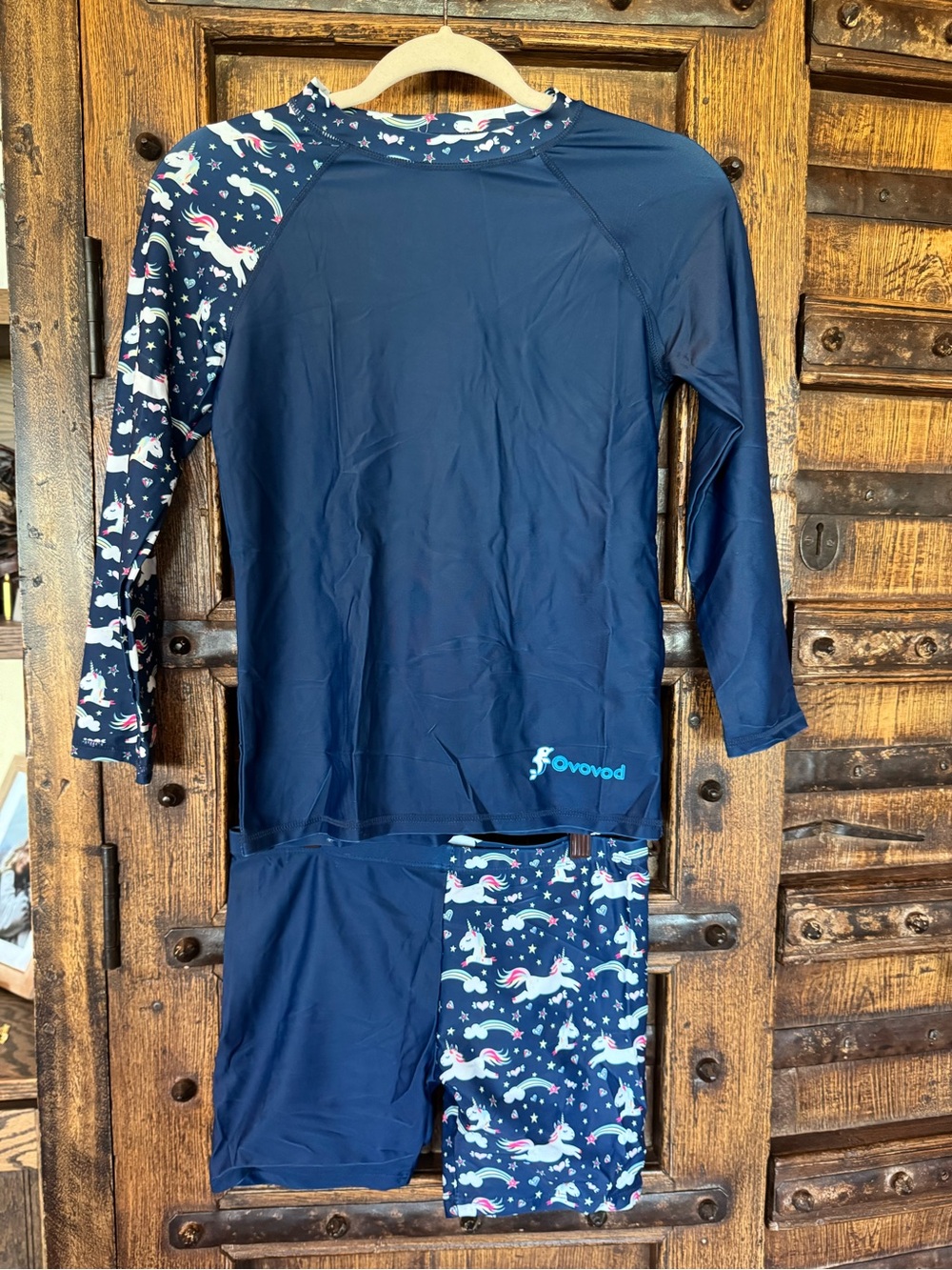 Navy Unicorn Rash Guard Set